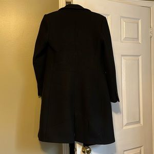 Zara black Peacoat